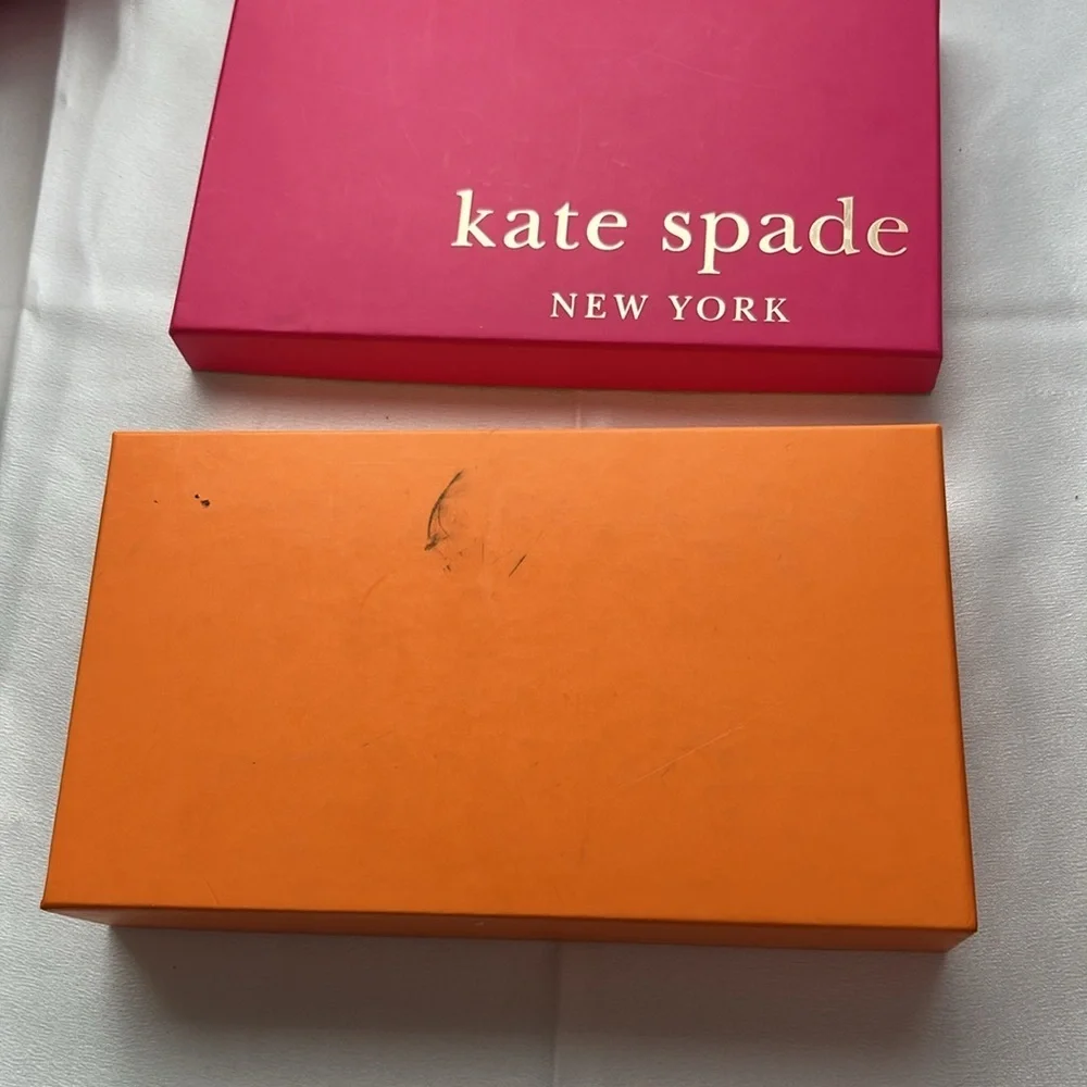 Kate spade empty box pink and orange